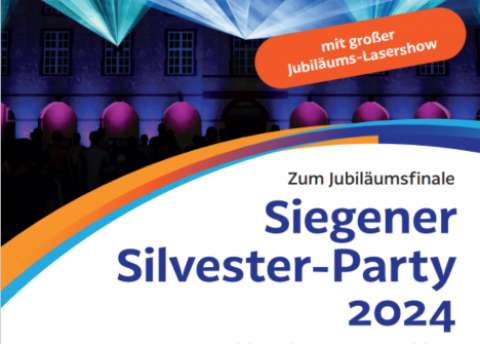 Plakat Silvester-Party (Foto: Stadt Siegen)